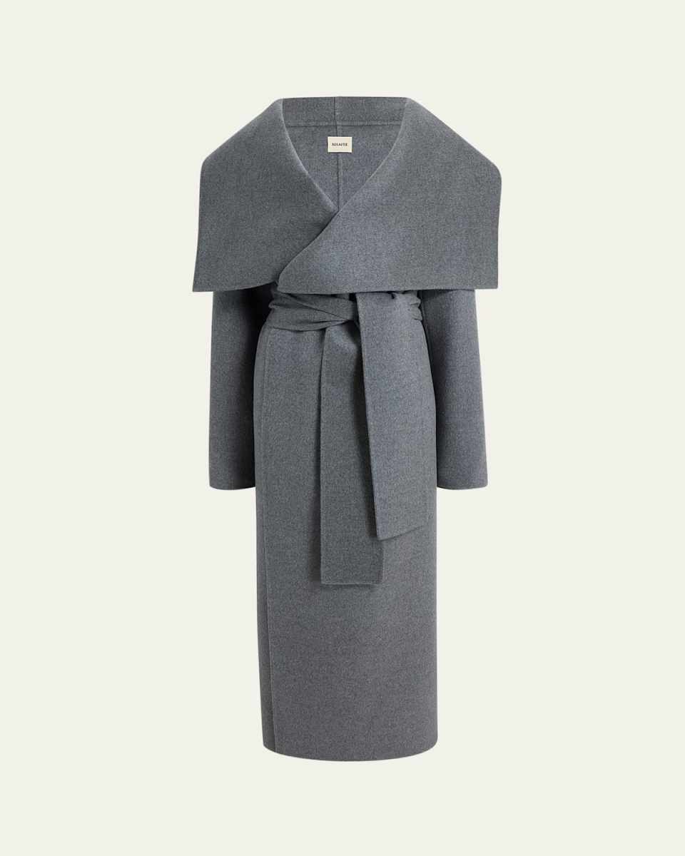 Levitt Cashmere Wrap Coat